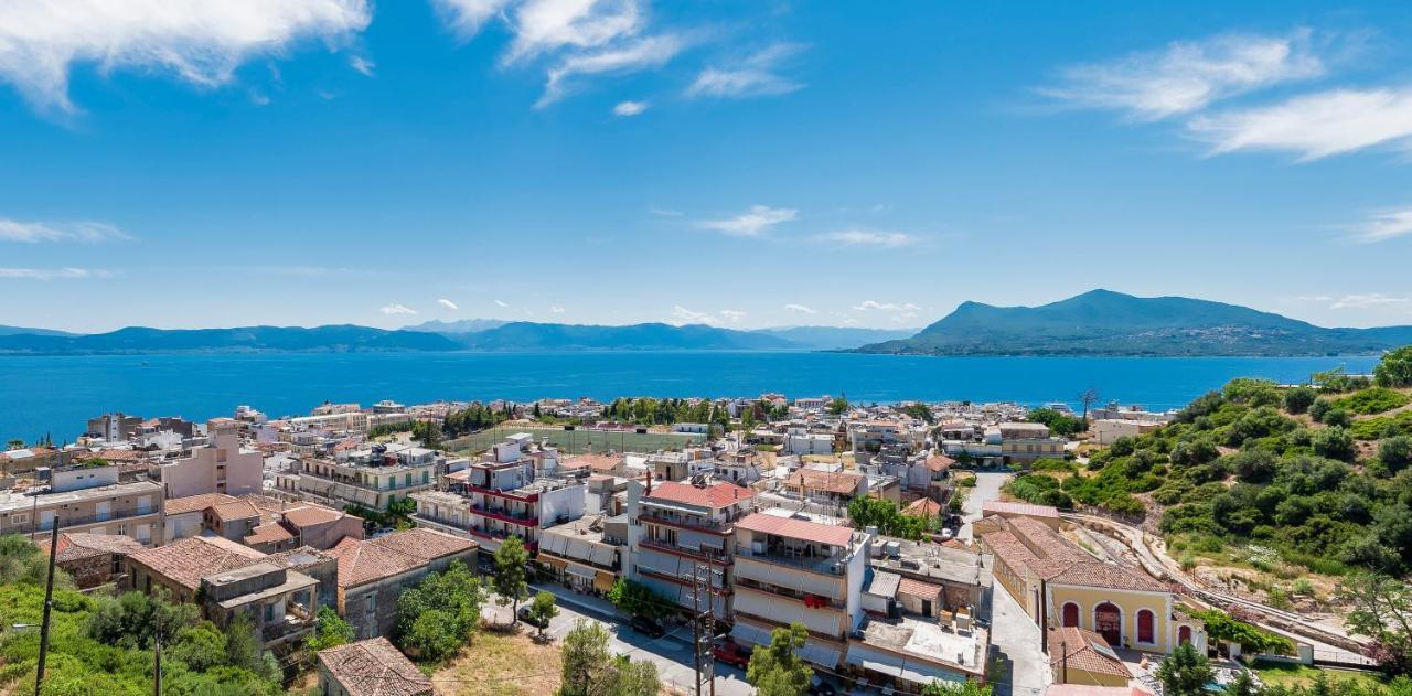 Panoramic View!Penthouse 120Qm Of Sea & Mountain Βίλα Λουτρά Αιδηψού Εξωτερικό φωτογραφία